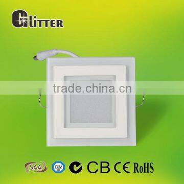 18W LED DOWNLIGHT GLASS/WARM WHITE SQUARE DOWNLIGHT