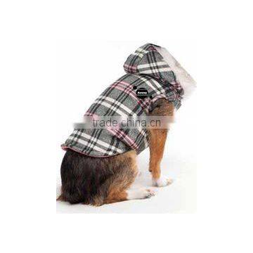 Best selling custom logo sparkle plaid hooded dog coats clothes pets product12