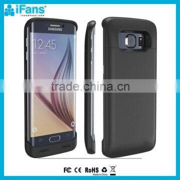 Ultra Slim Portable Rohs Charger Cover Power Case For Samsung S6 Edge 3500mAh