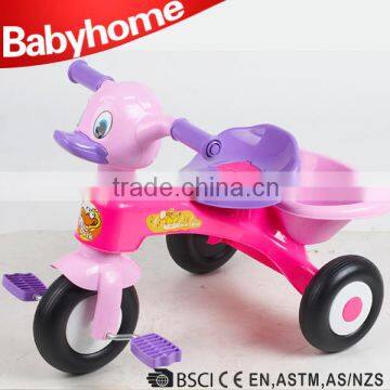 duck model tricycle light weight kids bike