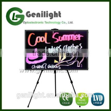 30*40cm Acrylic Flashing Illuminated Erasable Neon LED Message Menu Sign Writing Board