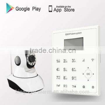 Newest dual WIFI+GSM module 39 wireless/wire zones wifi alarm system with LCD display