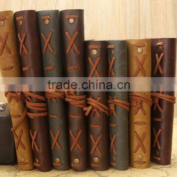 PU leather Note Book Traveler Journal designer leather journals