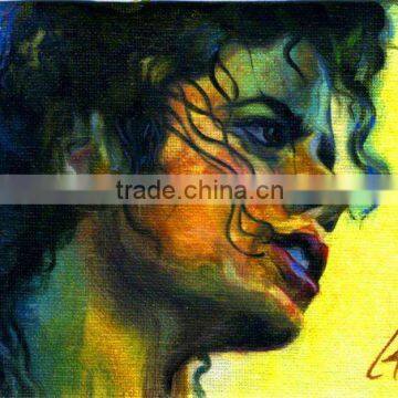 Michael Jackson oil paints