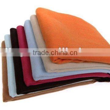 high quality woven solid color cashmere bed throw blankets