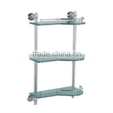 tempered bathroom shpwer glass shelf WT-6029