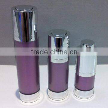 airless rotate bottle plastic airless bottle cosmetic lotion bottle