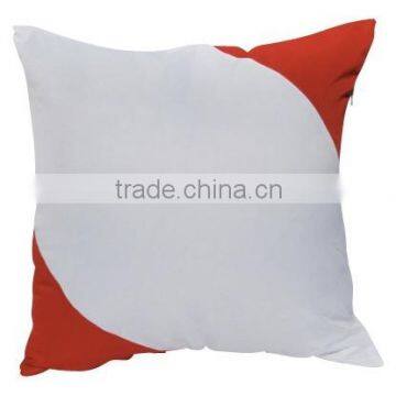 Soft Fashionable personalized sublimation pillow cushion with color edge