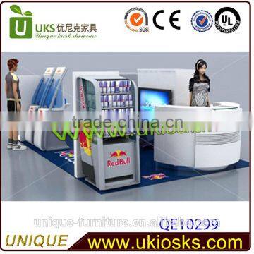 Free design 12ftx9ft cell phone kiosk & cell phone charging station kiosk