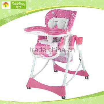 2016 with high chair removable tray restaurant baby high chair