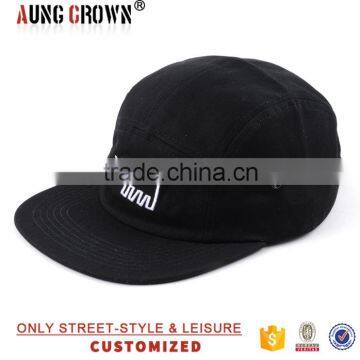 cotton wholesale fashion 5 panel cap flat bill