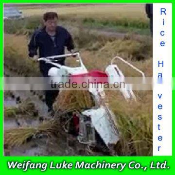 Rice Machinery Mini Rice Reaper Binder Harvester