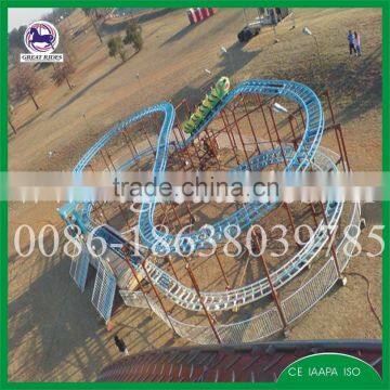 Most Popular Kids Amusement Rides Apple Worm Roller Coaster for Children photo-2