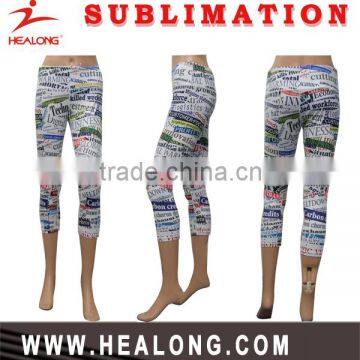 OEM Custom Design Fitness Sport Multi-Color Yoga Girls Leggings