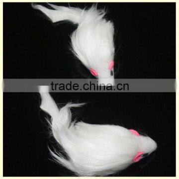 stuffed animal toy rabbit fur toy mouse for cat
