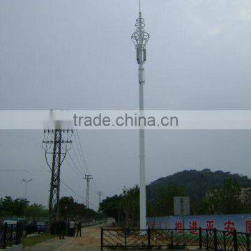 Mobile Telecom galvanizd steel monopole antenna tower