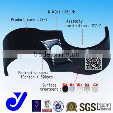 JY-7|GB2.5mm Stamping zinc plated cross metal pipe Joint