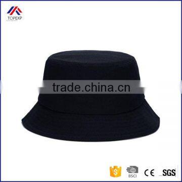 Shang hai OEM Men Panama Women Fishing Hat Solid Color Bucket Hats