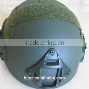 NIJ IIIA protective helmets in green color