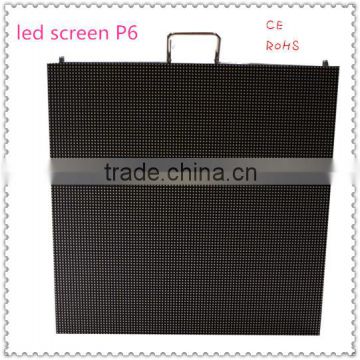 Electronic screen P6 Indoor usage Fullcolor LED Display Module China manufacturer