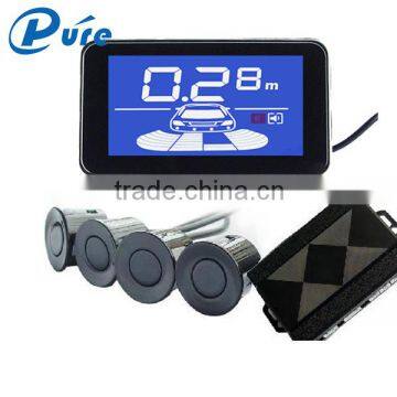 car reverse parking sensor lcd display 4/6/8 sensors parking sensor with" Dang dang" reminder/human speaker