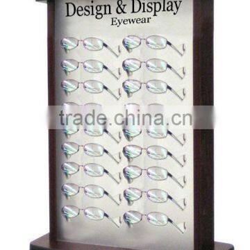 counter eyewear display stand;optical display countertop;eyeglasses display desktop