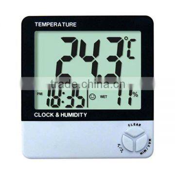 Digital LCD Alarm Clock Thermo Hygrometer