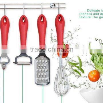 Fashion Eco-friendly Stainless Steel With pp Handle Kitchen Accessoriess Holder/Bottle Opener/egg Whisk 4PCS Dinnerware Set photo-4