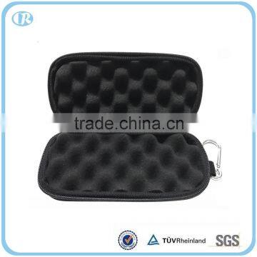 eva sunglasses case with metal hook and sponge inside