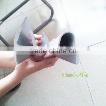 wide 80mm PVC high quality extrusion van door seal strip