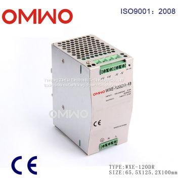 WXE-120DR-48  120W 48V Din Rail Power Supply