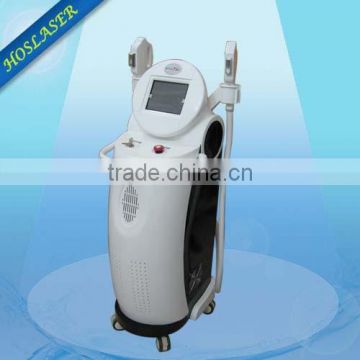 Factory price best professional two handles elight/elos hair removal machine