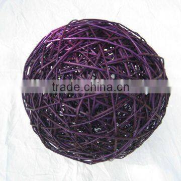 Willow ball for home and garden decoration