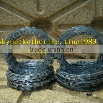 Single Twisted Length of Per Coil 8m Wire Dia 2.5mm Concertina Razor Barbed Wire