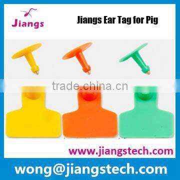 Jiangs High Quality Pig Ear Tags With Metal Nail 40*50mm