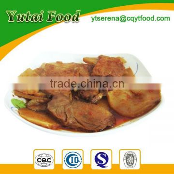 Ready to Eat Tang Brand Canned Sliced Pork in Szechuan Style