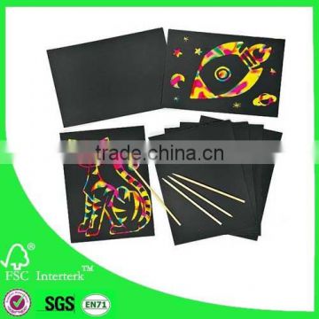 wholesale high quality scratch drawing paper supplier