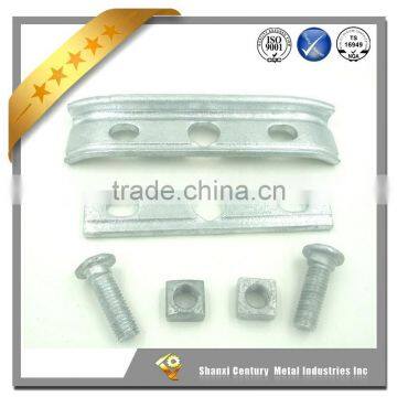 Hot Sale Hot Rolled Steel Straight and Angle Galvanized 3 Holes Suspension Clamp photo-4