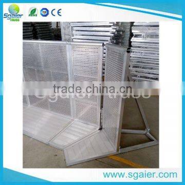 aluminum folding crowd control barrier,durable aluminum crowd control barrier used for parking space