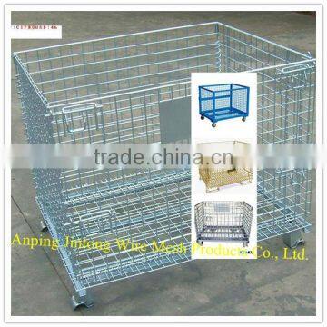 heavy duty stackable wire mesh stacking bins