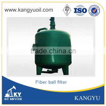 Fiber ball filter