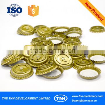 Food grade golden crown bottle cap manufacturer