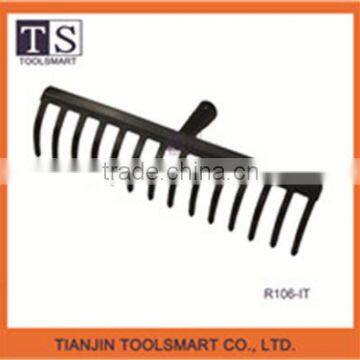 Garden rake Steel Landscape mini Hay Rake Heads leaf rake