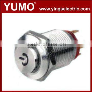 12mm metal push button ABS12S-C1-E NO or NC Momentary push button switch