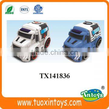 Plastic Friction Fire Engine Vehicle Toy Aerial Ladder Truck Cute Design for Kids photo-2