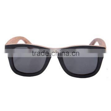 Custom Engraving Logo Recycled Skateboard Wood Sunglasses photo-2