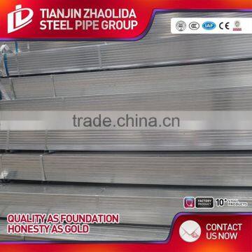 ASTM A53 GR A B ERW Galvanized Square Hollow Steel Pipe for Buliding Material photo-2