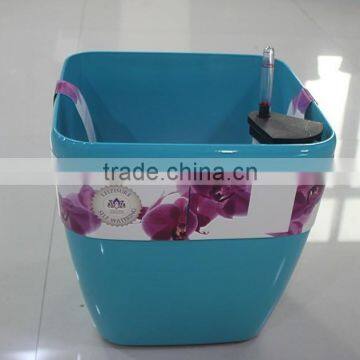 gardening plastic square decorative pots