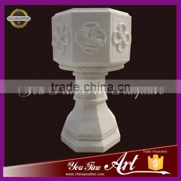 Regious White Marble Baptism for Sale photo-3