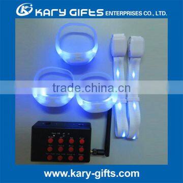 Party and Event Items Silicone Remote Controlled Led Bracelet Custom Led Wristband photo-3